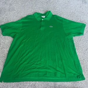 Green Shirt Sleeve Polo by Lacoste size 8